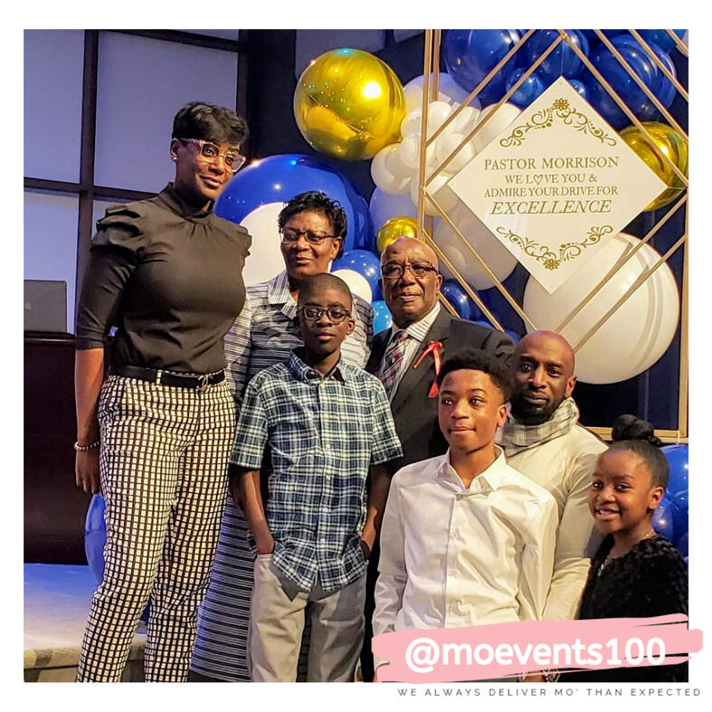 pastors appreciation balloon decor